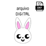Vetor coelho de páscoa