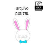 Vetor coelho macho cute