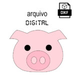 Vetor porco rosto