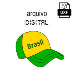 Vetor boné Brasil