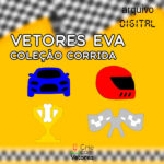 Vetor coleçao corrida (4 vetores)