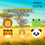 Vetor coleçao safari (6 vetores)