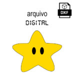 Vetor estrela Super Mario