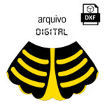 Vetor gargantilha abelhinha