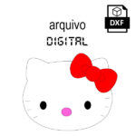 Vetor Hello Kitty rosto