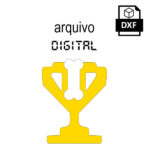 Vetor troféu corrida